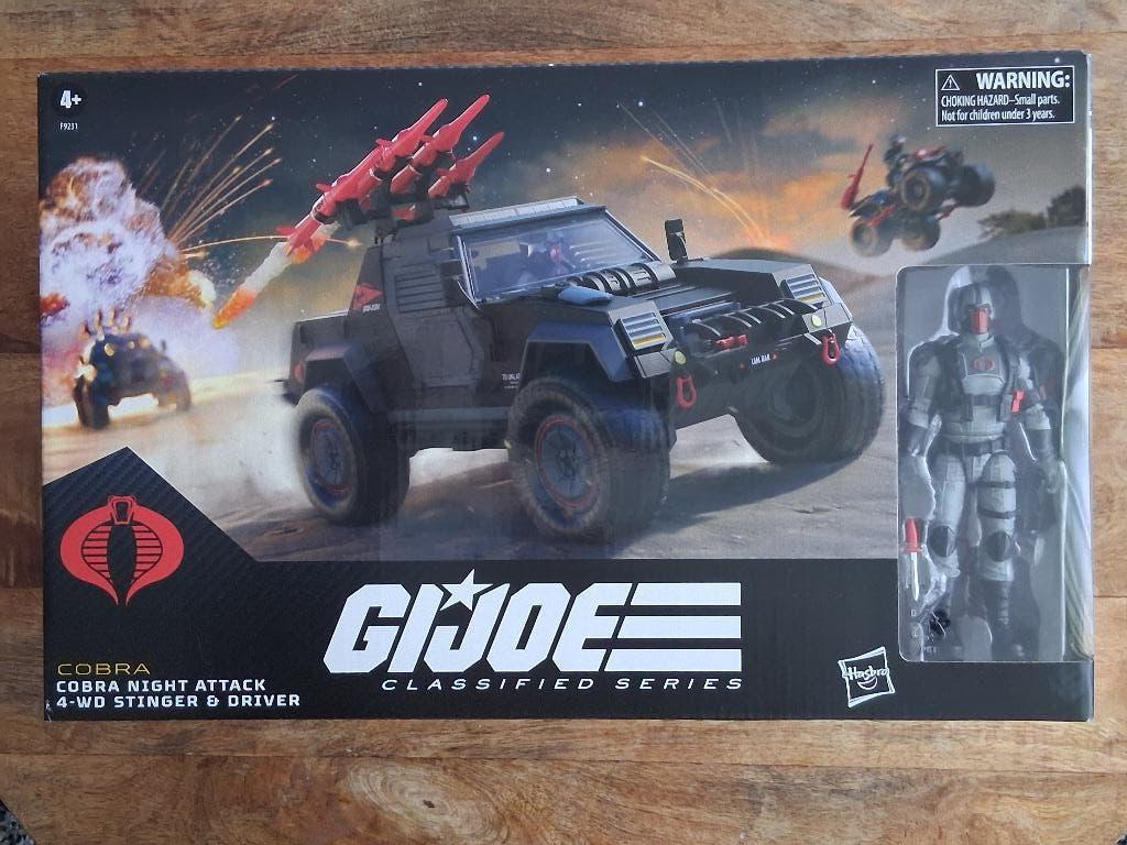 G.I. Joe Classified - Night Attack 4-WD Stinger & Driver, Ophalen of Verzenden, Nieuw