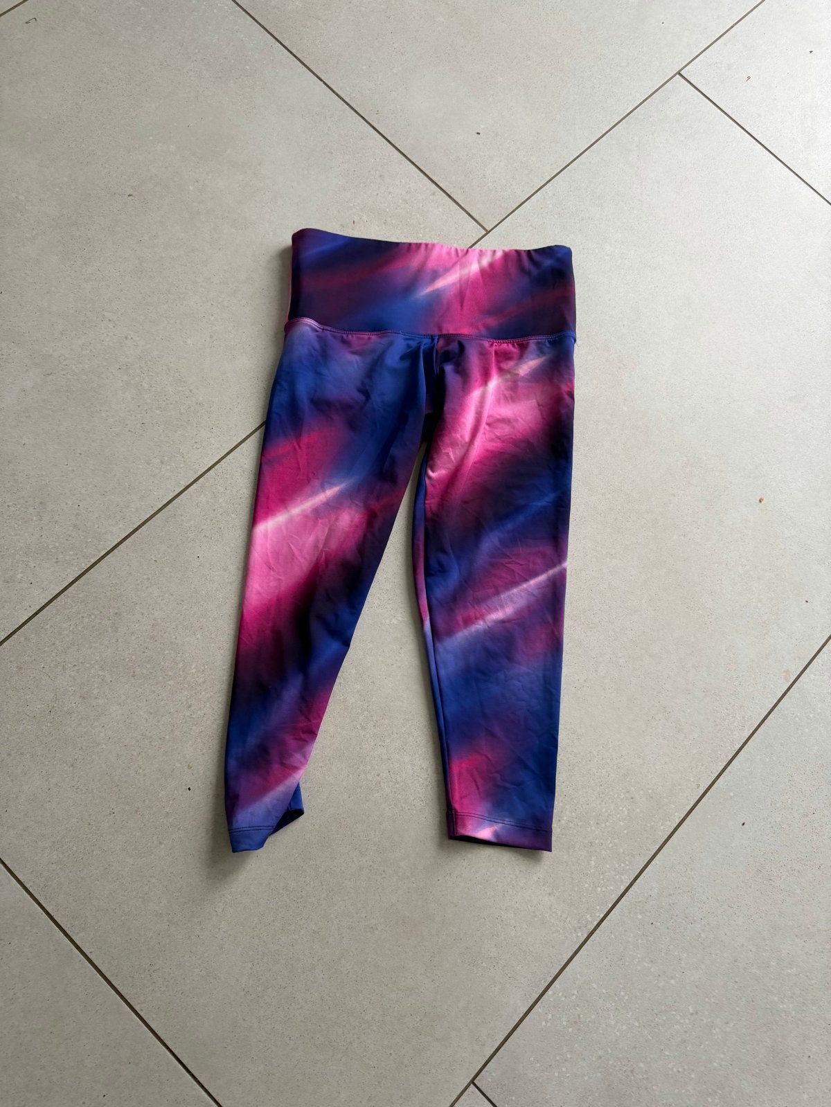 HKMX by Hunkemöller Legging - Tie-dye Paars/Roze, Paars, Ophalen of Verzenden, Maat 36 (S), Fitness of Aerobics