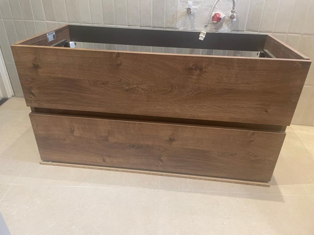 NIEUW! Pelipal Turis Badkamermeubel 100cm - Eiken/Keramiek -, Nieuw, Ophalen of Verzenden, Minder dan 100 cm, Wastafelkast