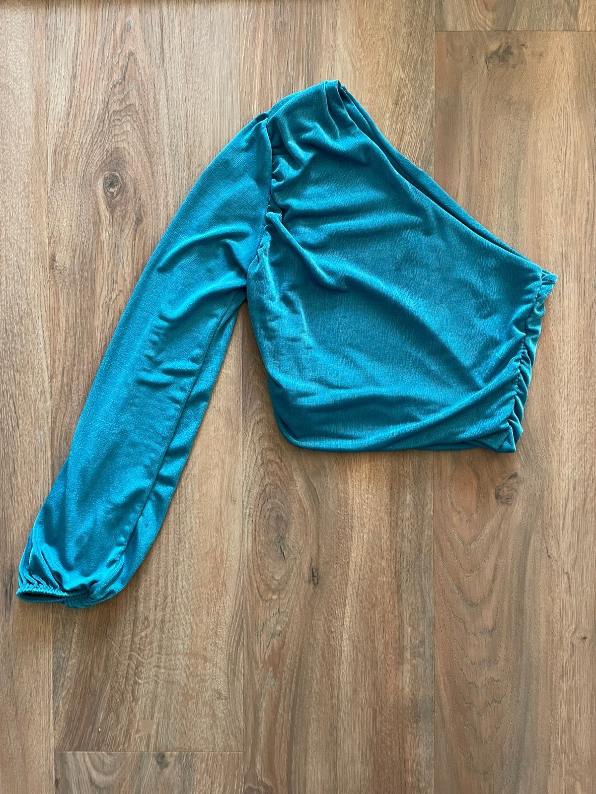 Blauwe top off shoulder lvicilia maat S, Blauw, Ophalen of Verzenden, Zo goed als nieuw, Korte mouw