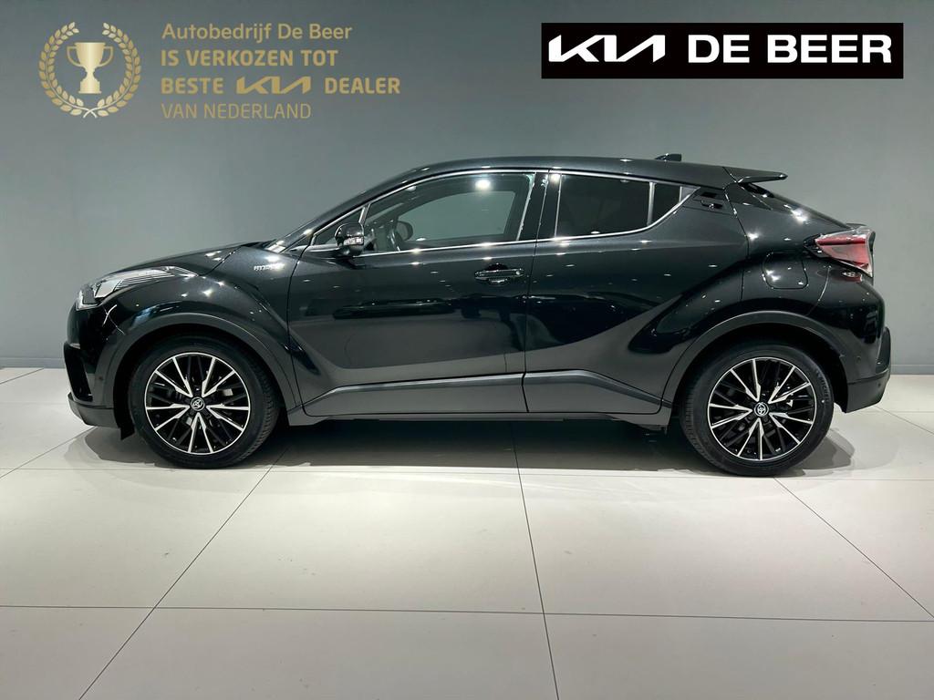 TOYOTA C-Hr 1.8 Hybrid 122pk CVT Adventure Leer LMV Trekhaak, Automaat, 12 maanden, 4 cilinders, Zwart