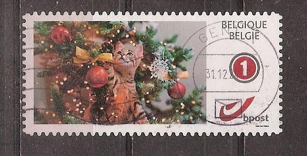 België, PZ, Kerstmis, nr. 1., Ophalen of Verzenden, Gestempeld