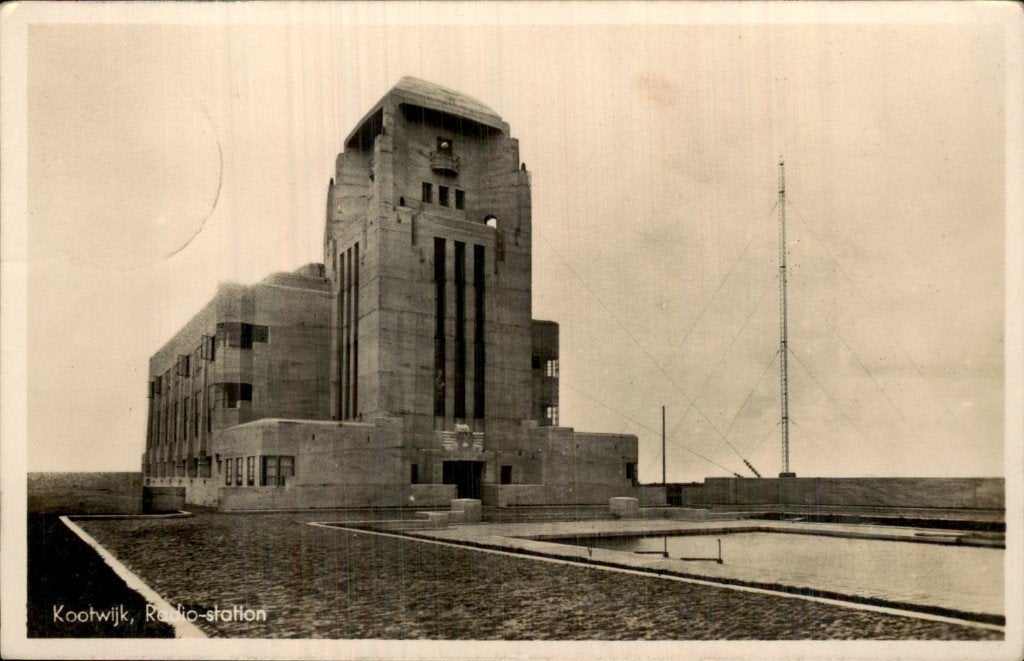 Kootwijk - Radio-station - Hotel Restaurant RADIO, Verzamelen, Ophalen of Verzenden, 1940 tot 1960, Gelopen, Gelderland