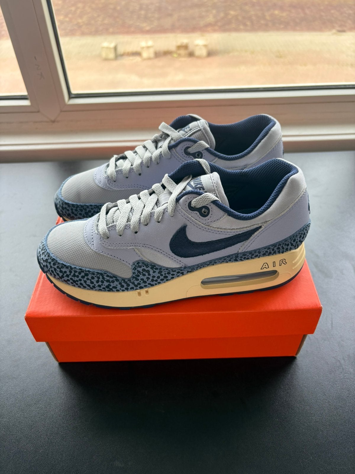Nike Air Max 1 '86 Big Bubble Lost Sketch | EU 38, Blauw, Nieuw, Ophalen of Verzenden, Sneakers of Gympen