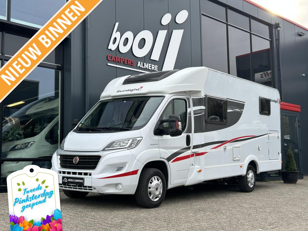 Sunlight T 66, Caravans en Kamperen, Sunlight, Fiat, Tot en met 2, Half-integraal