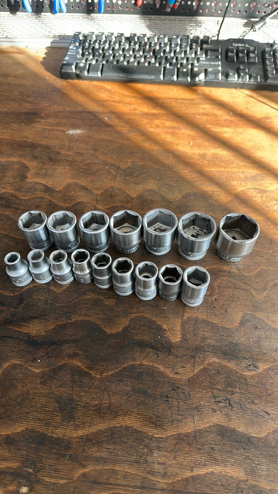 Gedore 1/2" Doppenset - Diverse Maten, Ophalen, Gebruikt, Sleutel/ratel, Gedore