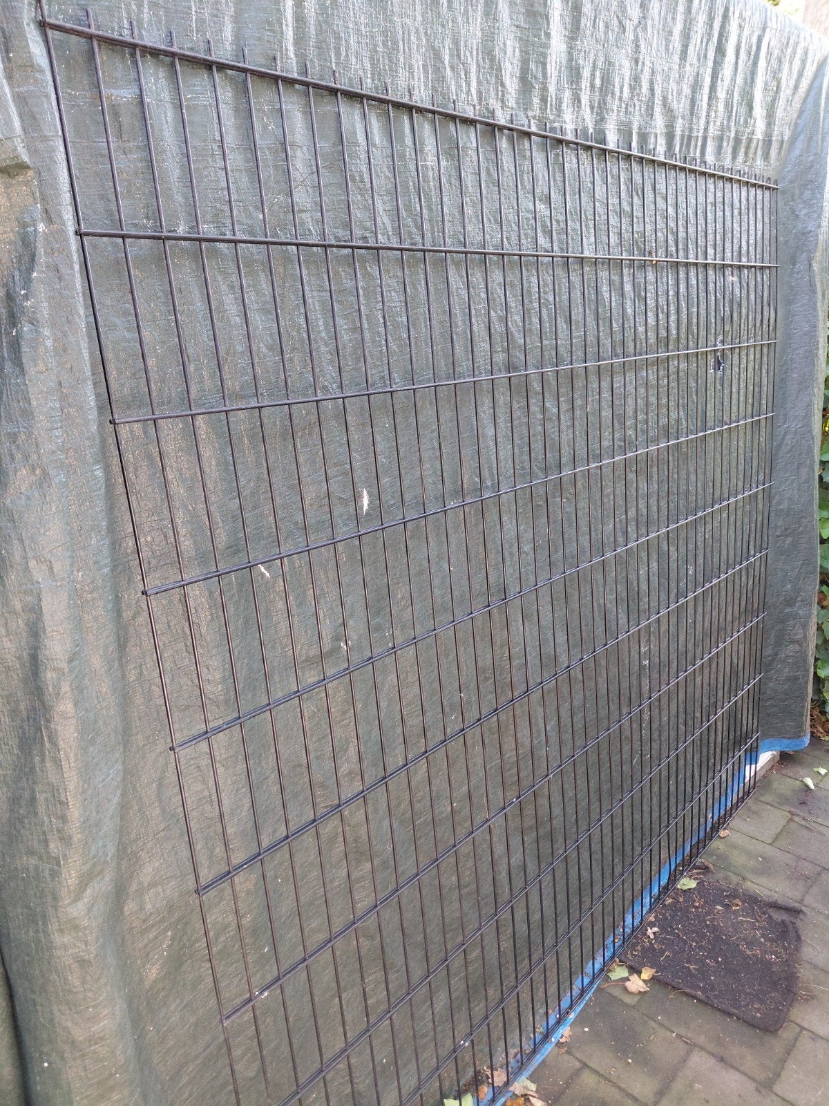 Dubbelstaafs hekwerk, Tuin en Terras, Ophalen, 1 tot 2 meter, Minder dan 3 meter, Zo goed als nieuw