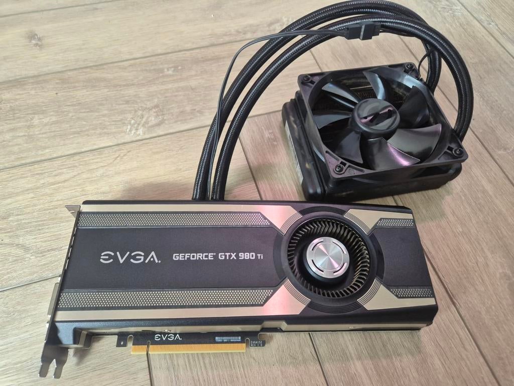 EVGA GTX 980 Ti Hybrid, Computers en Software, Videokaarten, PCI-Express 3, Gebruikt, HDMI, Ophalen of Verzenden