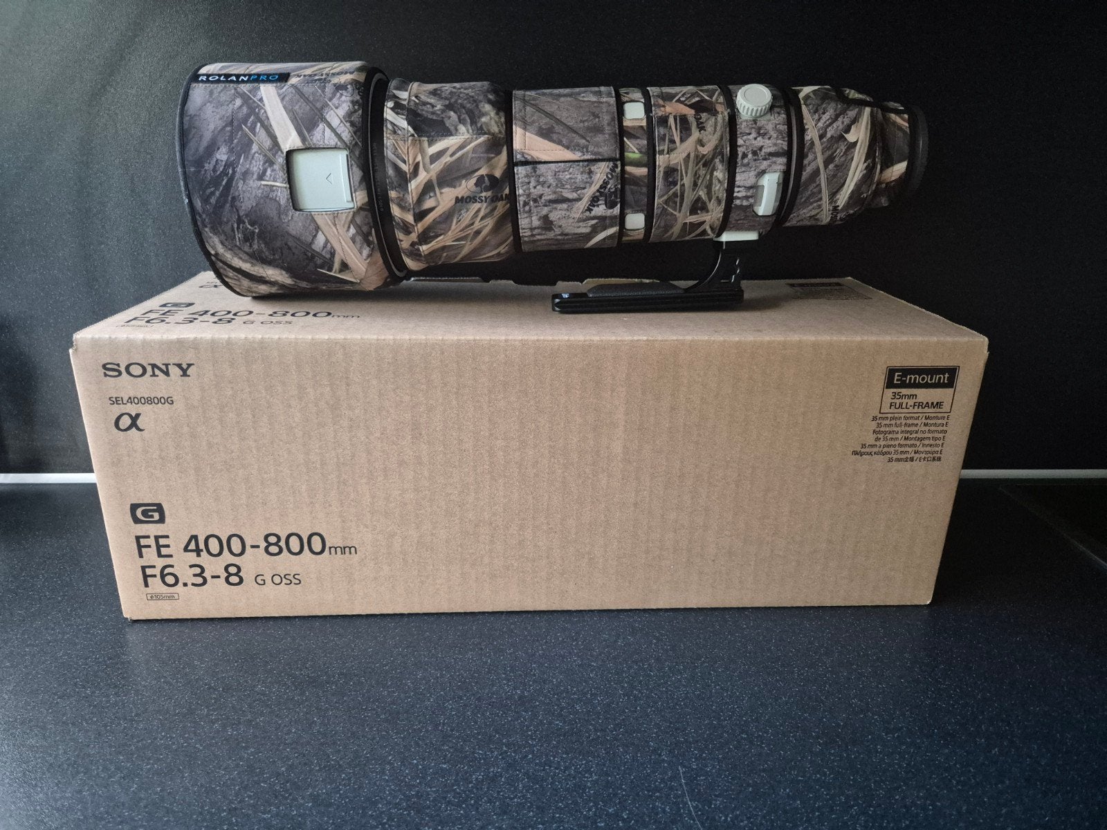 Sony 400-800 mm lens met RolanPro cover en Leofoto lensvoet, Ophalen, Zo goed als nieuw, Telelens, Zoom