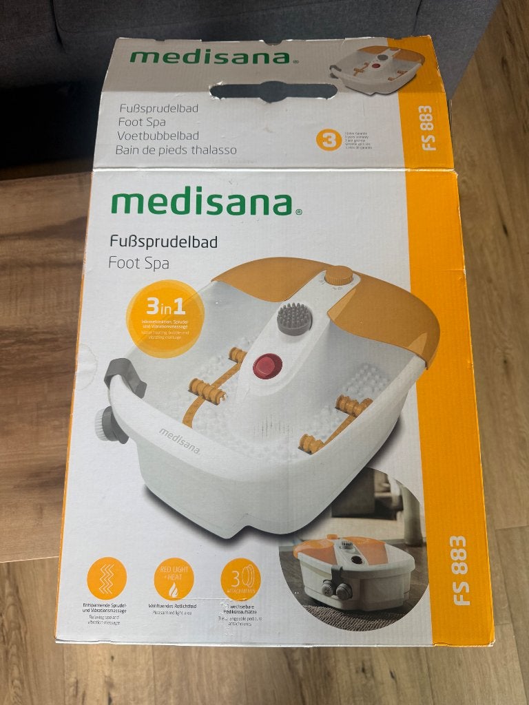 Foot massager Medisana FS 883 3-in-1 Foot Spa, Ophalen, Nieuw, Apparaat