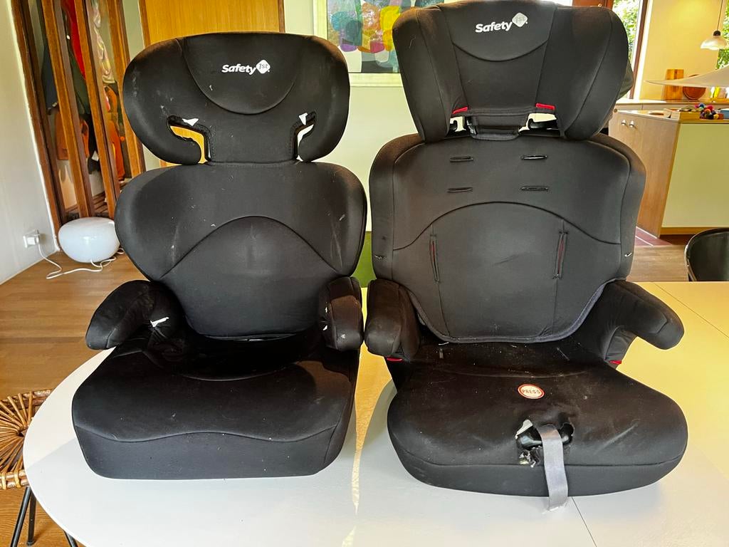 2x Safety 1st autostoel 15-36 kg - Zwart, Kinderen en Baby's, Autostoeltjes, Overige merken, 15 t/m 36 kg, Gebruikt, Autogordel