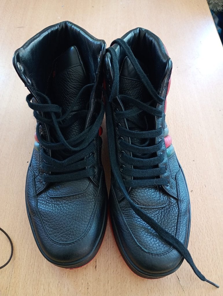 Schoenen Gucci zgan maat 7/40, Zwart, Ophalen of Verzenden, Gucci, Sneakers of Gympen