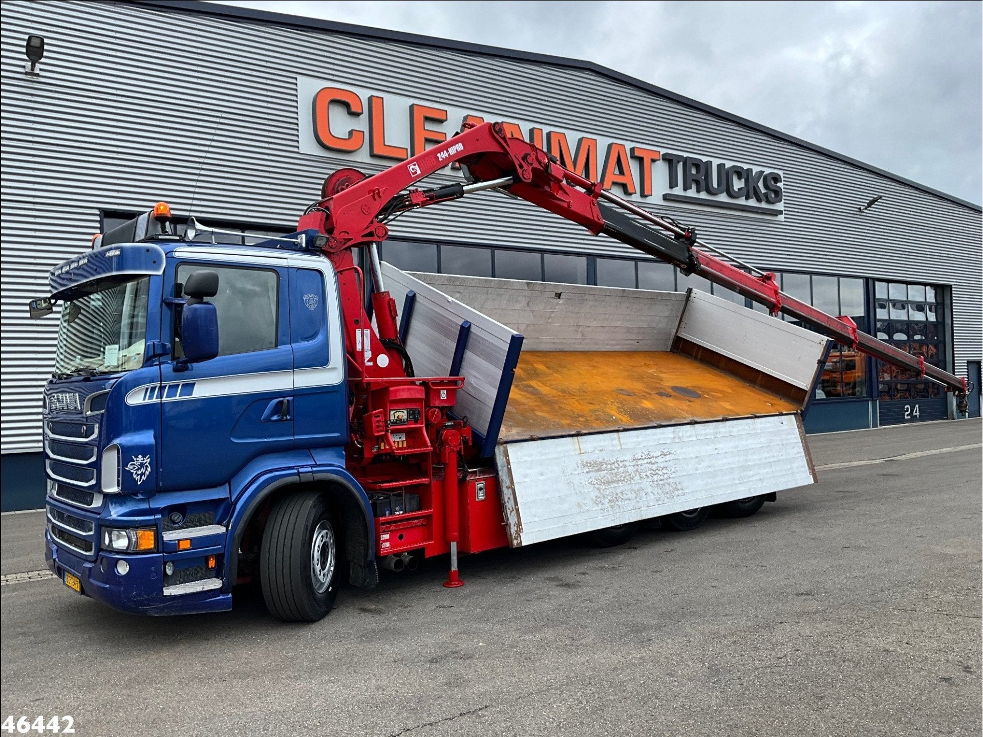 Scania R 560 V8 8x4 Retarder Hiab 24 Tonmeter laadkraan, Automaat, Elektrische ramen, Euro 6, Scania