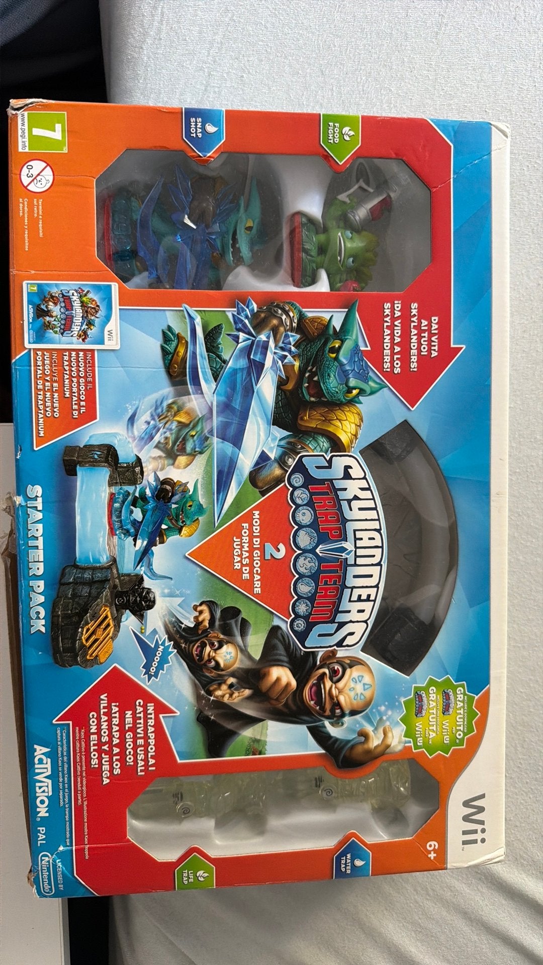 Skylanders trap team starterpack Wii, Avontuur en Actie, Gebruikt, 2 spelers, Eén computer