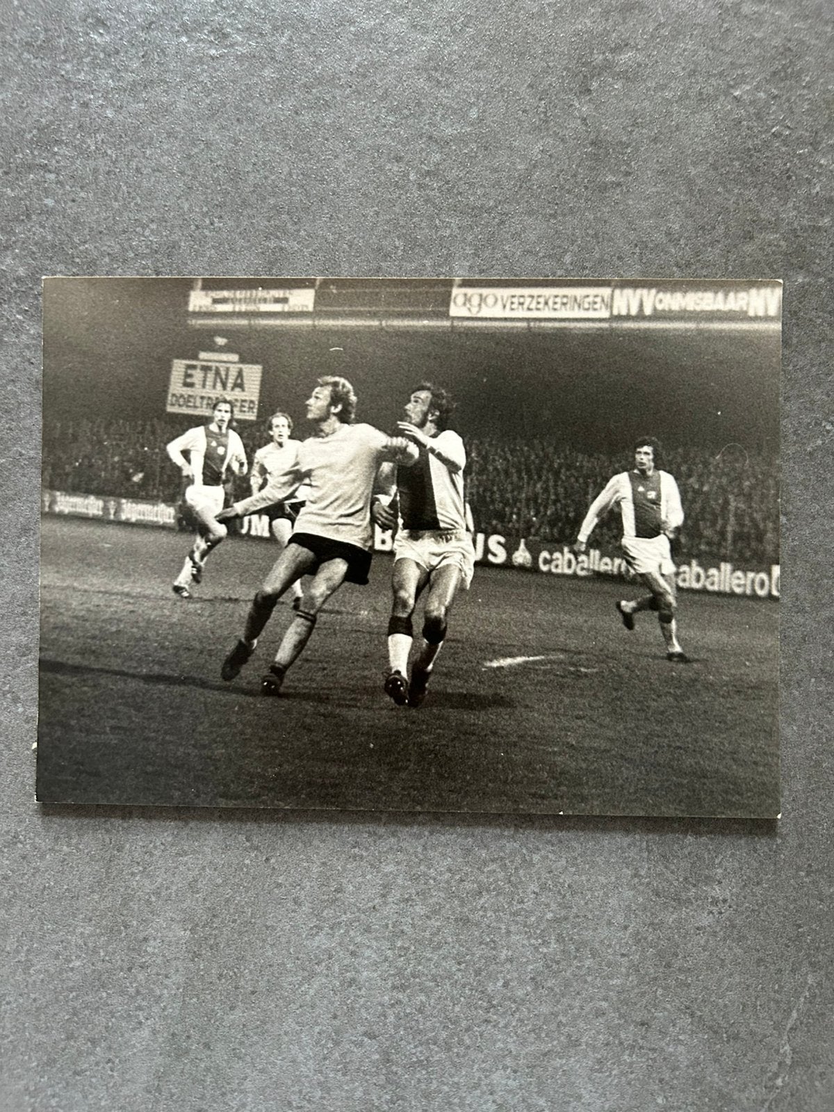 Originele wedstrijd foto NAC - AJAX, Verzamelen, Ophalen of Verzenden, Ajax, Spelerskaart