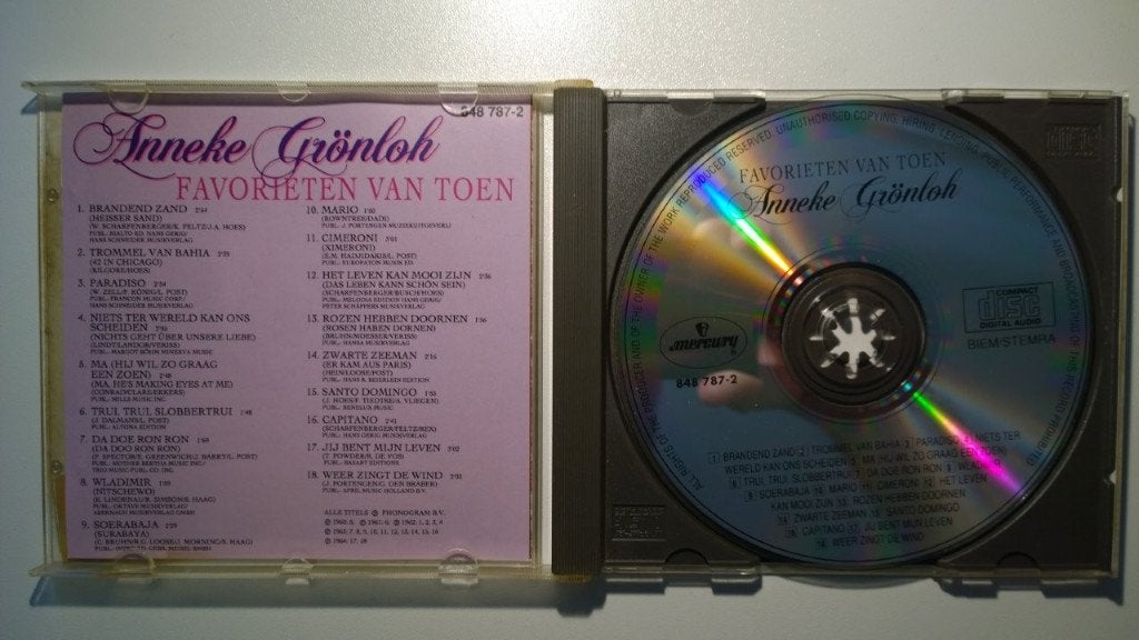 Anneke Grönloh - Favorieten Van Toen, Ophalen of Verzenden, Zo goed als nieuw, Pop, Album