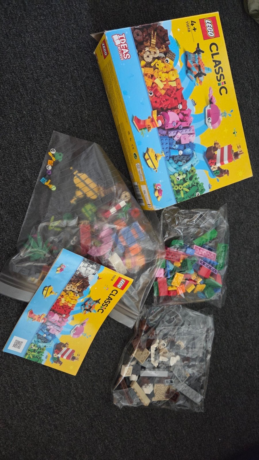 LEGO Classic 11018 Creatieve Oceaan Pret - Zo goed als nieuw, Ophalen of Verzenden, Zo goed als nieuw