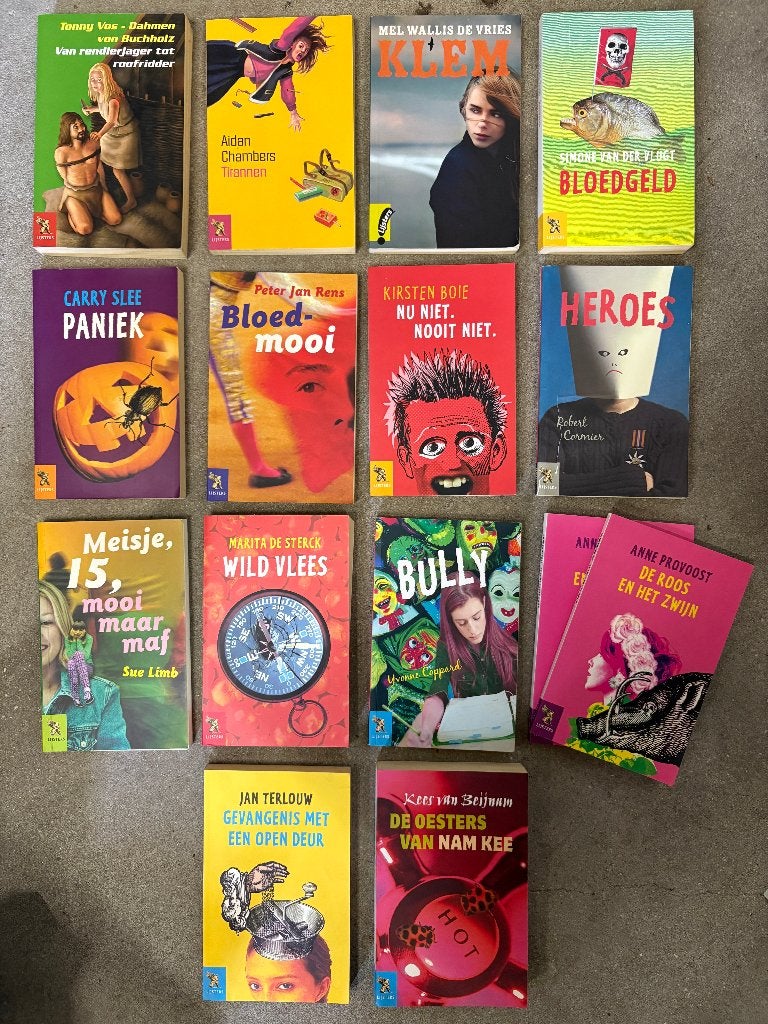 15 boeken Lijsters, Boeken, Ophalen of Verzenden, Zo goed als nieuw, Jan Terlouw, Fictie