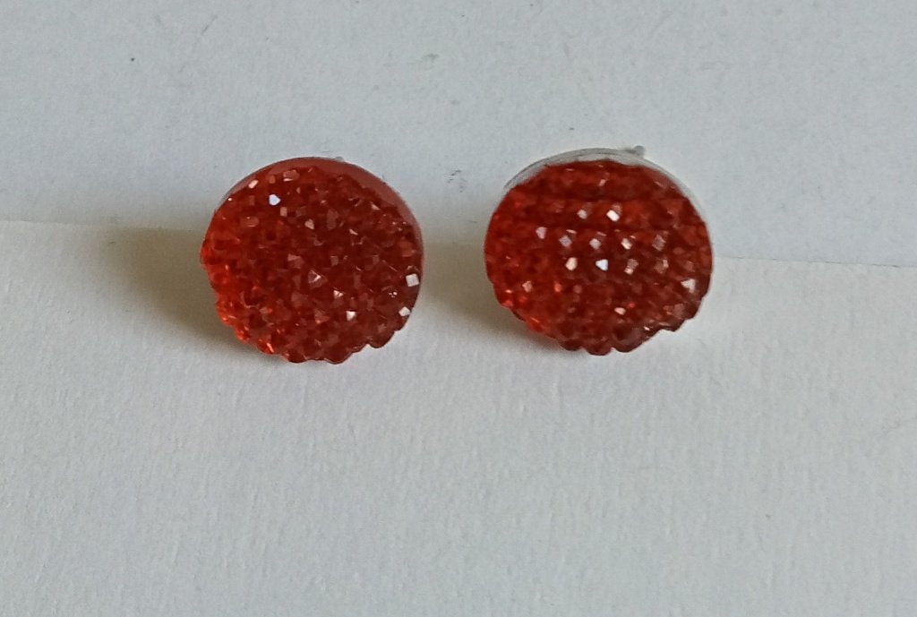 prachtige nieuwe oorstekers rood, Sieraden, Tassen en Uiterlijk, Oorbellen, Ophalen of Verzenden, Nieuw, Rood, Overige materialen