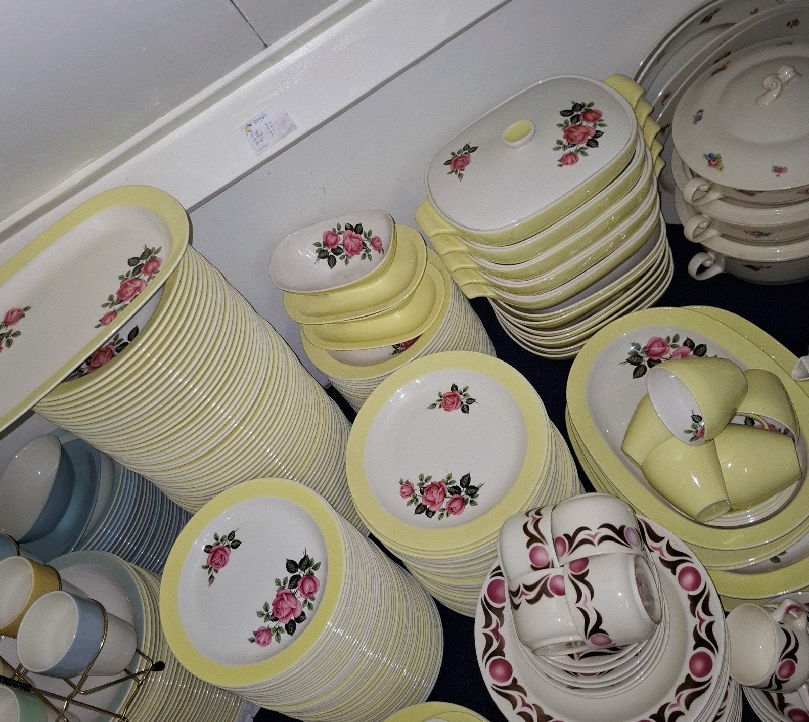 pastel servies met Roos, Royal Sphinx Maastricht, Antiek en Kunst, Ophalen of Verzenden