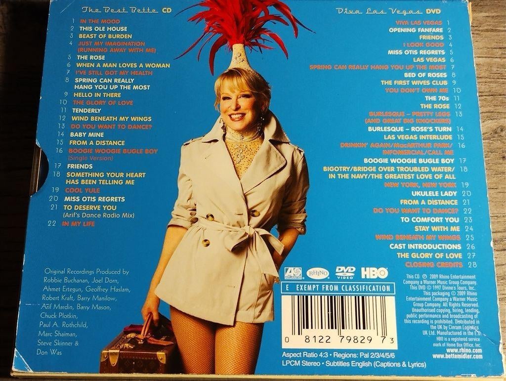 Bette Midler - The Best Bette [CD + DVD], Ophalen of Verzenden, Gebruikt