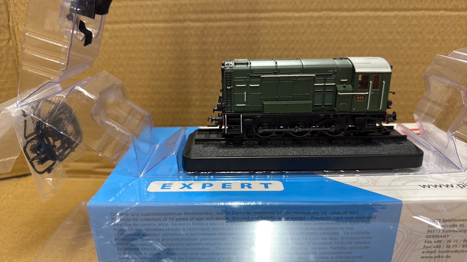 Piko NS Hippel loc nr 652 dcc sound, Nieuw, NS, Gelijkstroom, Locomotief