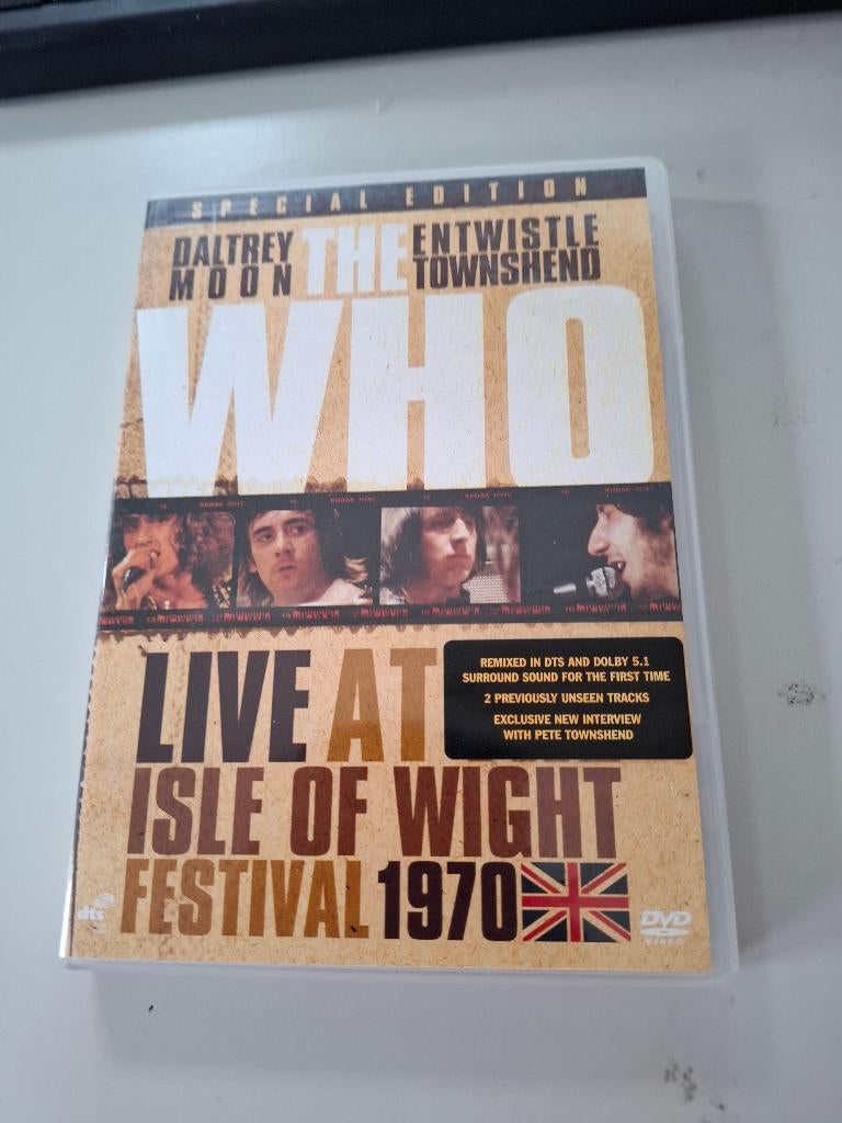 DVD the Who - Live at Isle of Wight Festival 1970, Alle leeftijden, Ophalen of Verzenden, Gebruikt, Muziek en Concerten
