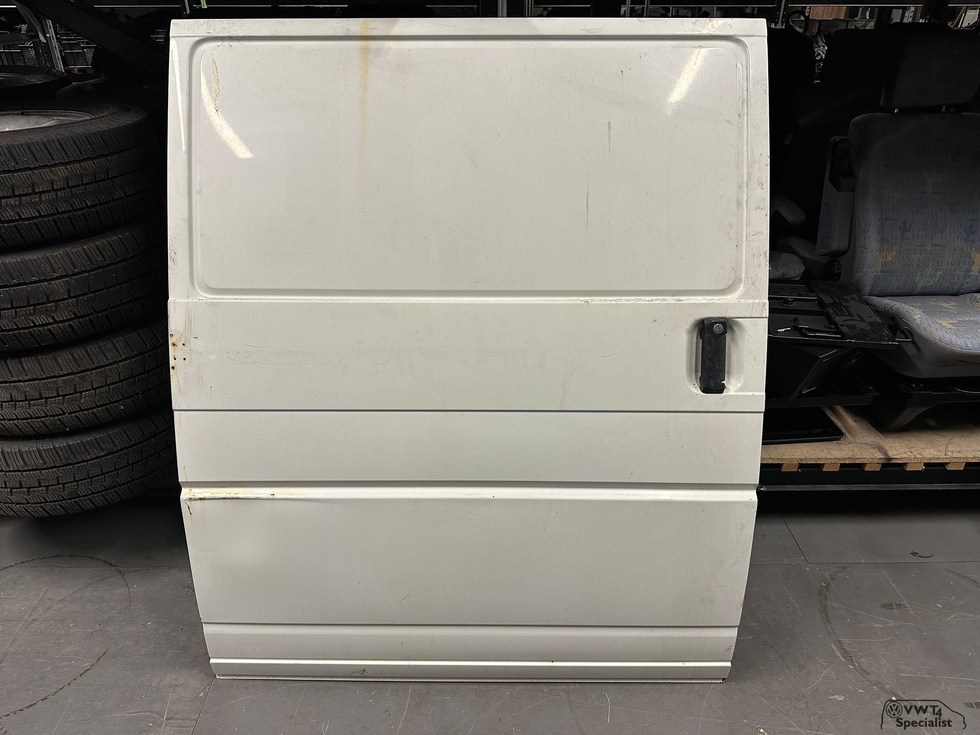 Volkswagen Transporter VW T4 schuifdeur rechts dicht wit, Auto-onderdelen, Gebruikt, -, -, Rechts