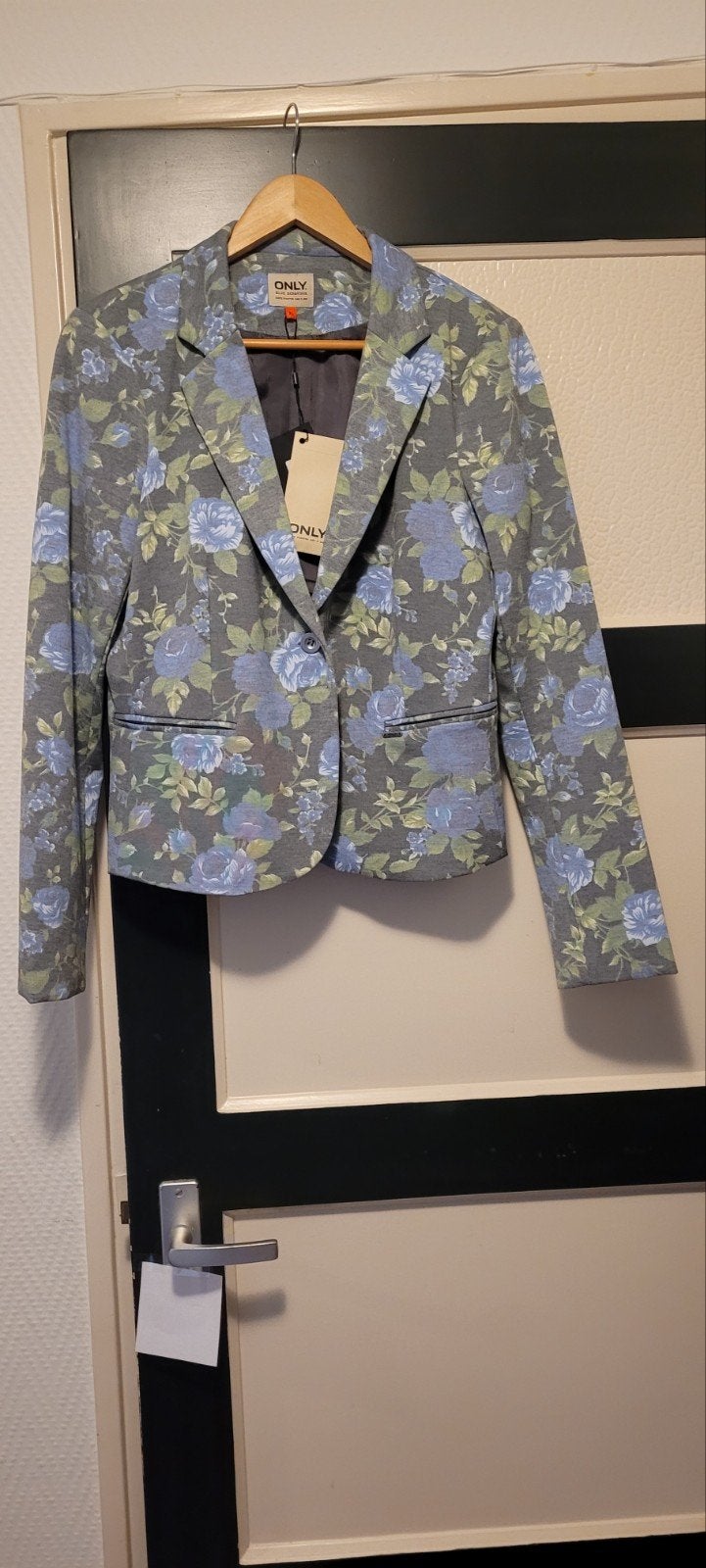 ONLY Karla Jersey Blazer - Bloemenprint, Kleding | Dames, Meerkleurig, Maat 46/48 (XL) of groter, Nieuw, Ophalen of Verzenden