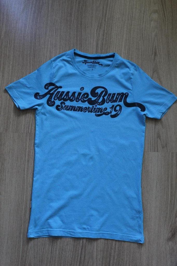 Aussiebum - T-shirt - Maat S, Kleding | Heren, Blauw, Ophalen of Verzenden, Zo goed als nieuw, Maat 46 (S) of kleiner