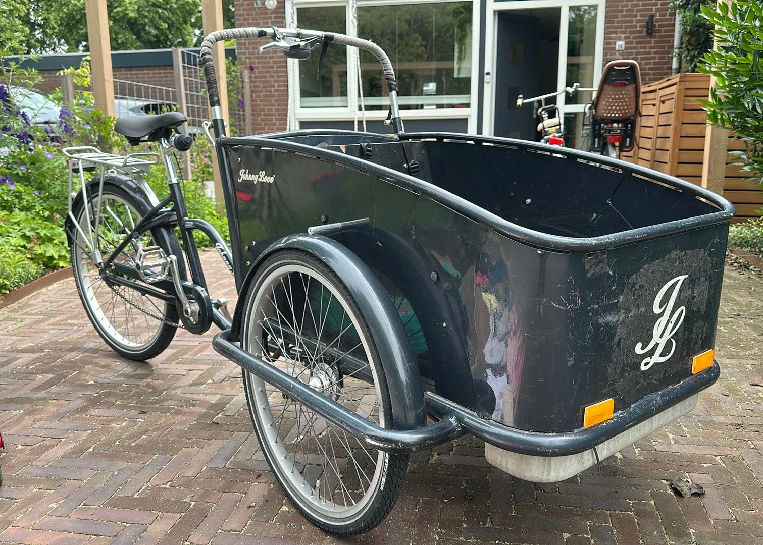 Bakfiets, Ophalen, Gebruikt, Terugtraprem, 4 kinderen of meer