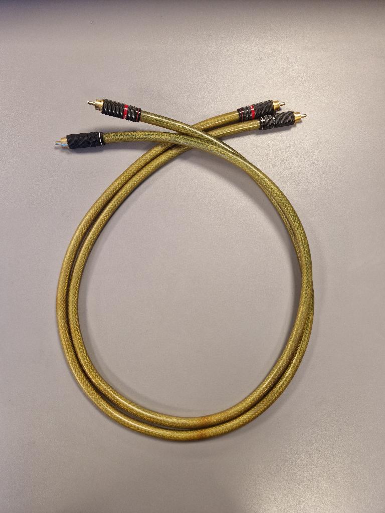 ✅ Monitor Cable RCA interlinks 1 meter, Ophalen of Verzenden, Gebruikt, Minder dan 2 meter, Interlink-kabel