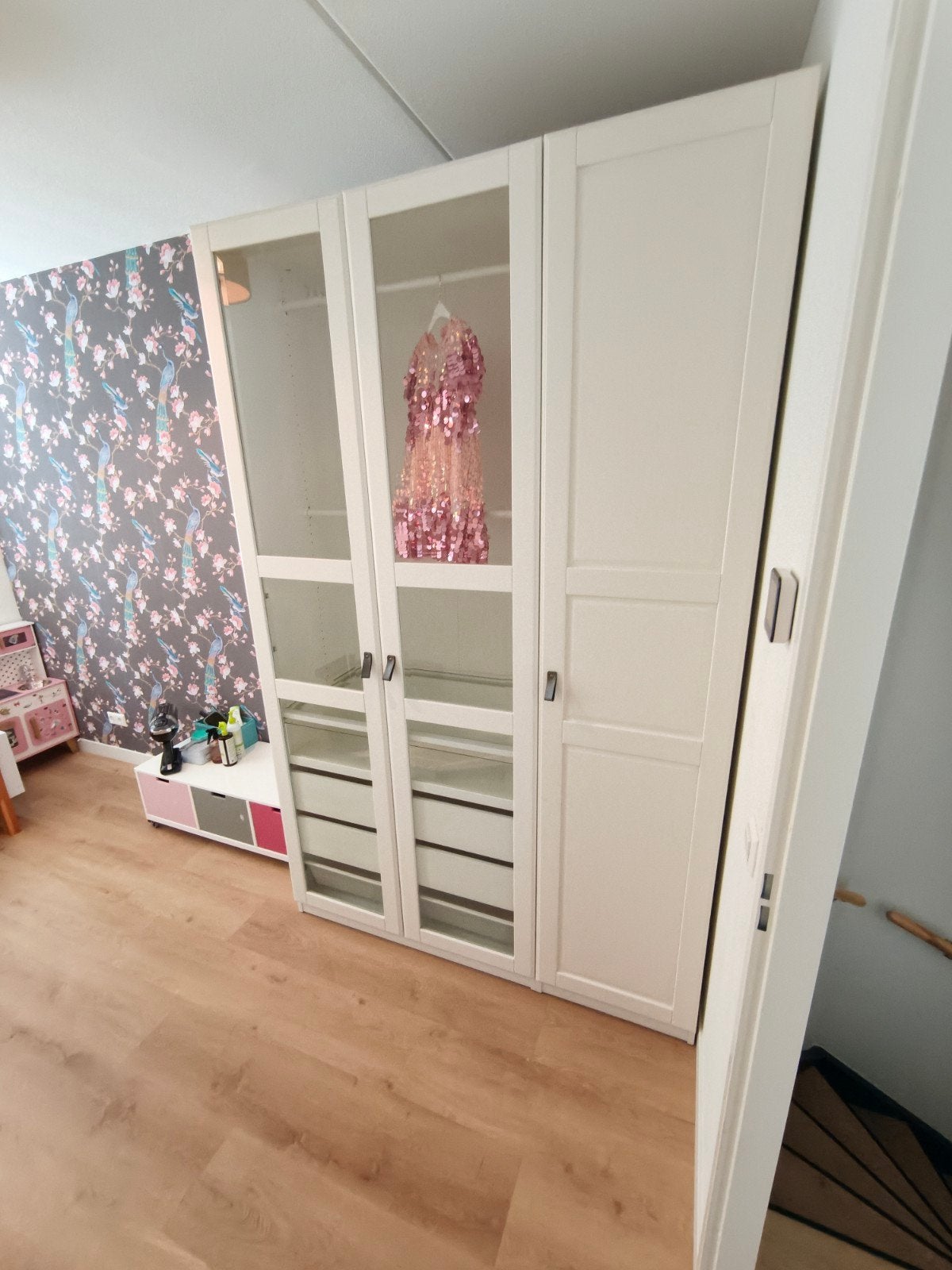 IKEA PAX Kast 150cm met Tyssedal deuren, Met deur(en), Modern, Scandinavisch, 150 tot 200 cm, Ophalen of Verzenden