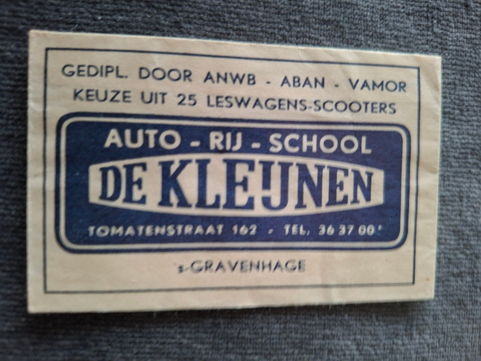 's-Gravenhage, Auto-Rij-School De Kleijnen, Verzenden, Nederland