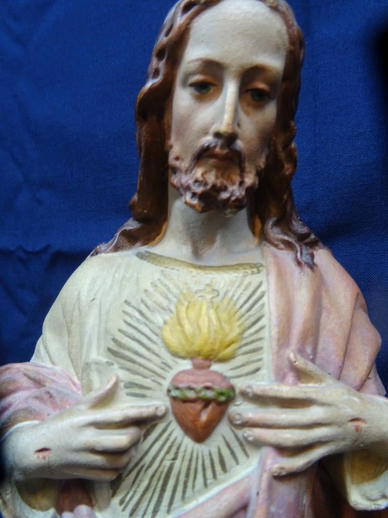 1028=Christus met het Heilig Hart.115, Ophalen of Verzenden