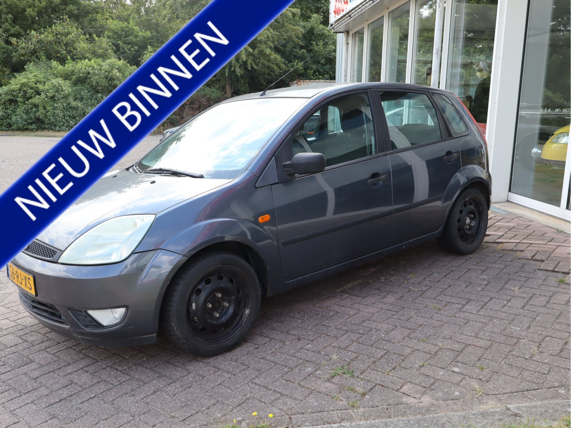 Ford Fiesta 1.4-16V Futura 5 Deurs! (bj 2005), Auto's, Voorwielaandrijving, Zwart, 4 cilinders, 82 pk