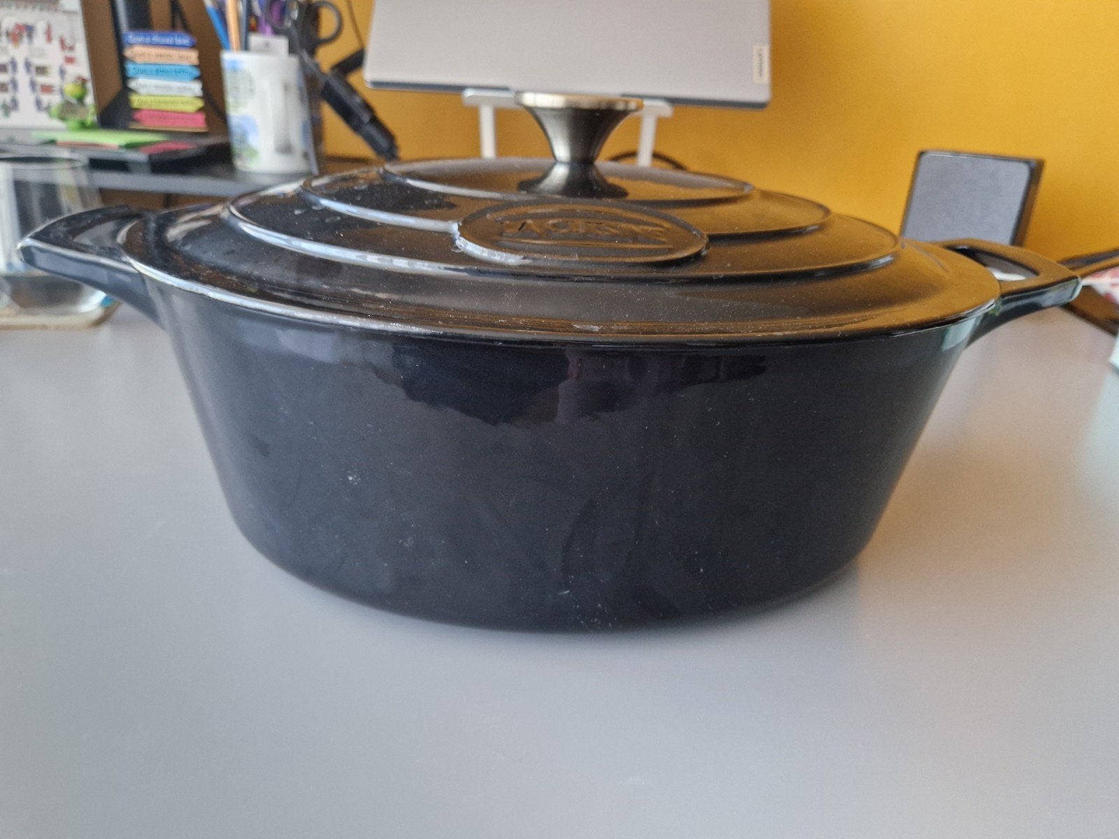 Gietijzeren braadpan - Dutch Oven 34 cm, Ophalen of Verzenden