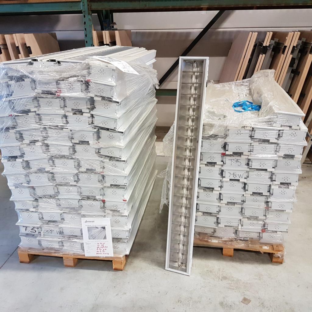 partij ENERGIEZUINIGE TL armaturen - 1x35 watt - T5, Ophalen, Gebruikt, Minder dan 50 watt
