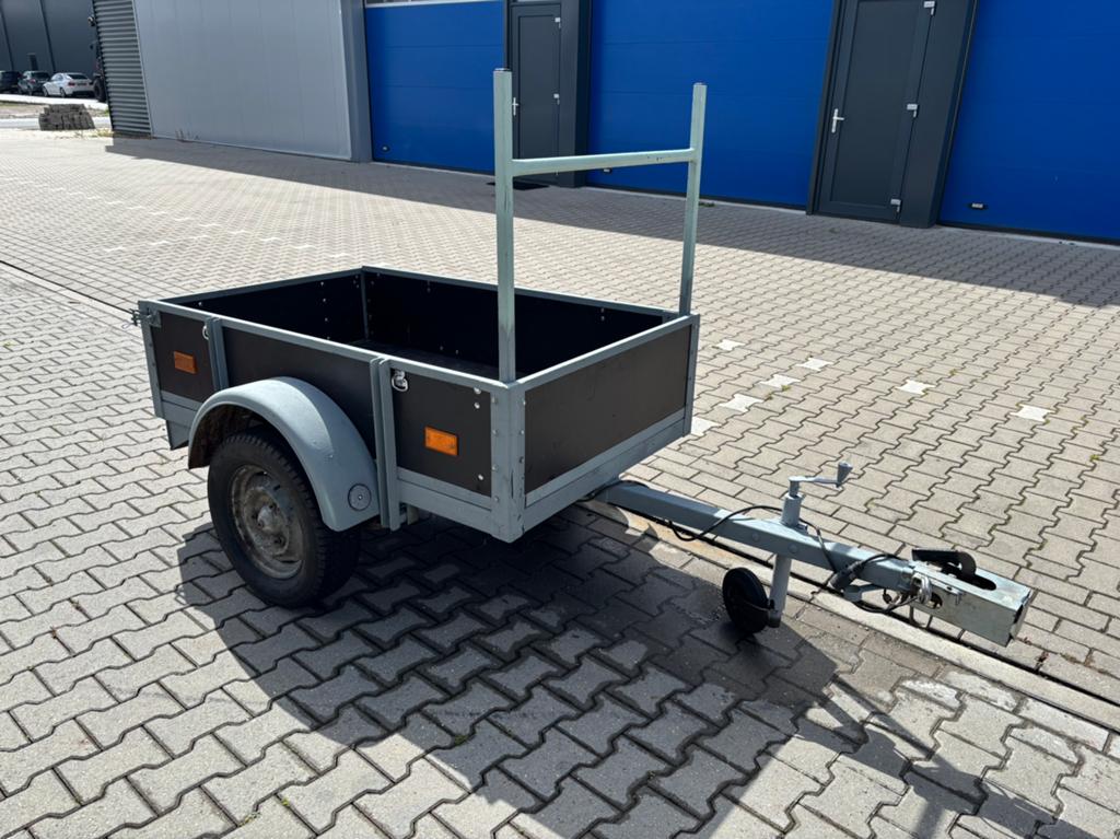 Prima aanhanger / enkelasser met praktische laadbak, Ophalen, Gebruikt