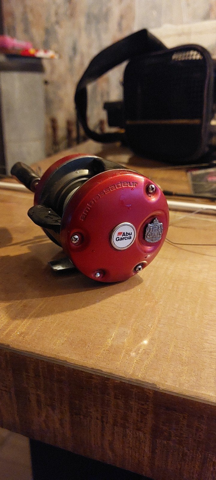 Abu Garcia Ambassadeur TGC 5601C , lijngeleider kapot, Ophalen of Verzenden, Gebruikt, Molen