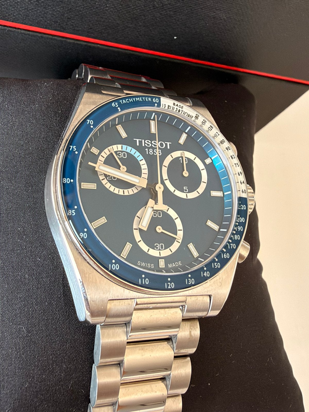 Tissot T1494171104100 - PR516 ZGAN!, Ophalen of Verzenden, Zo goed als nieuw, Staal, Overige merken