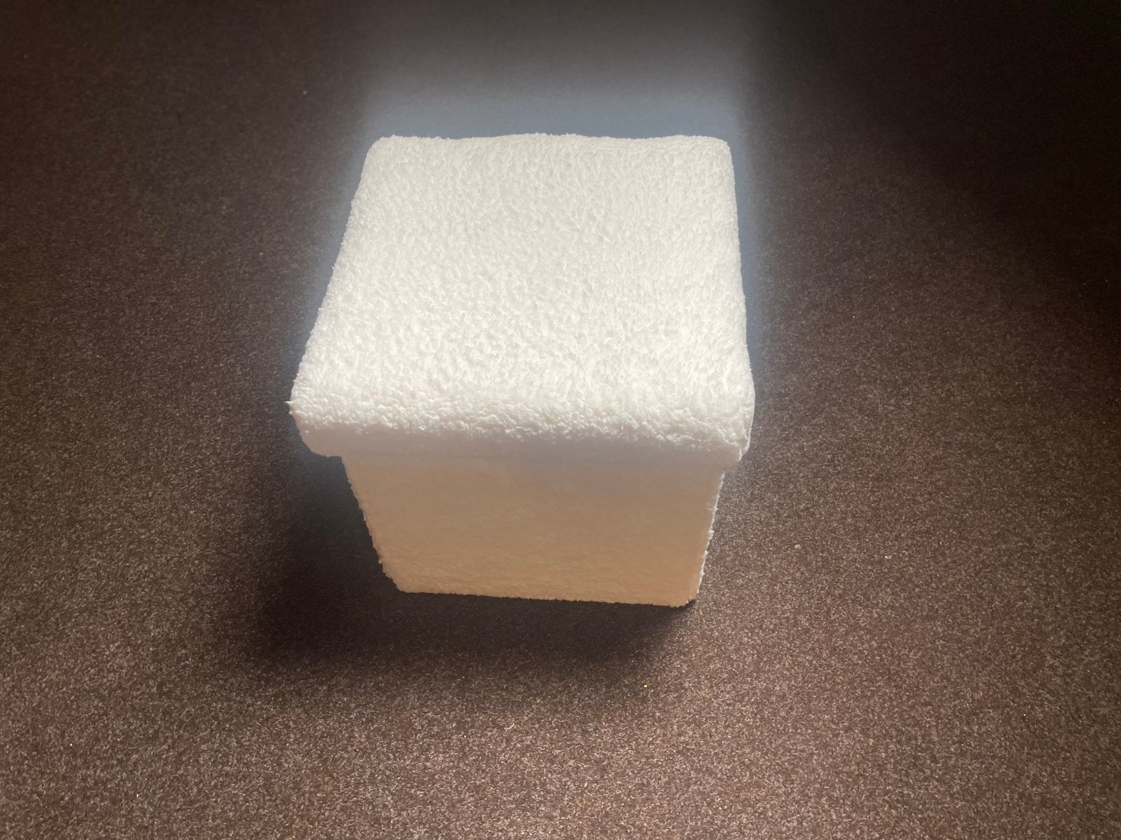 Opbergdoos Poef Nieuw, Ophalen, Zo goed als nieuw, Rond