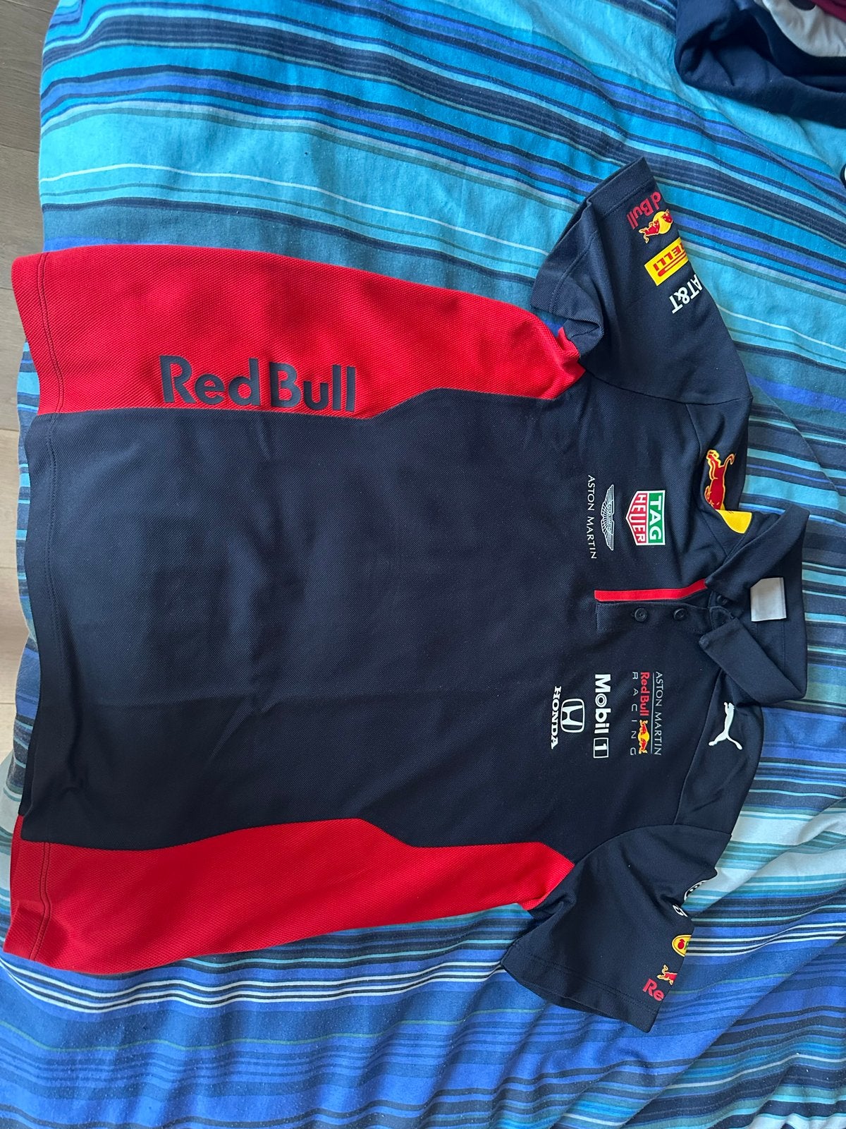 Red Bull Racing F1 Polo Shirt -, Kinderen en Baby's, Ophalen, Gebruikt, Jongen of Meisje, Shirt of Longsleeve