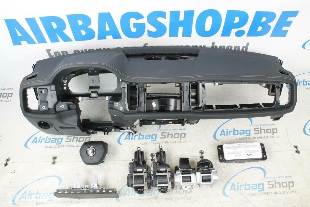Airbag set Dashboard speaker skoda kodiaq wit stiksel, Gebruikt, Ophalen of Verzenden