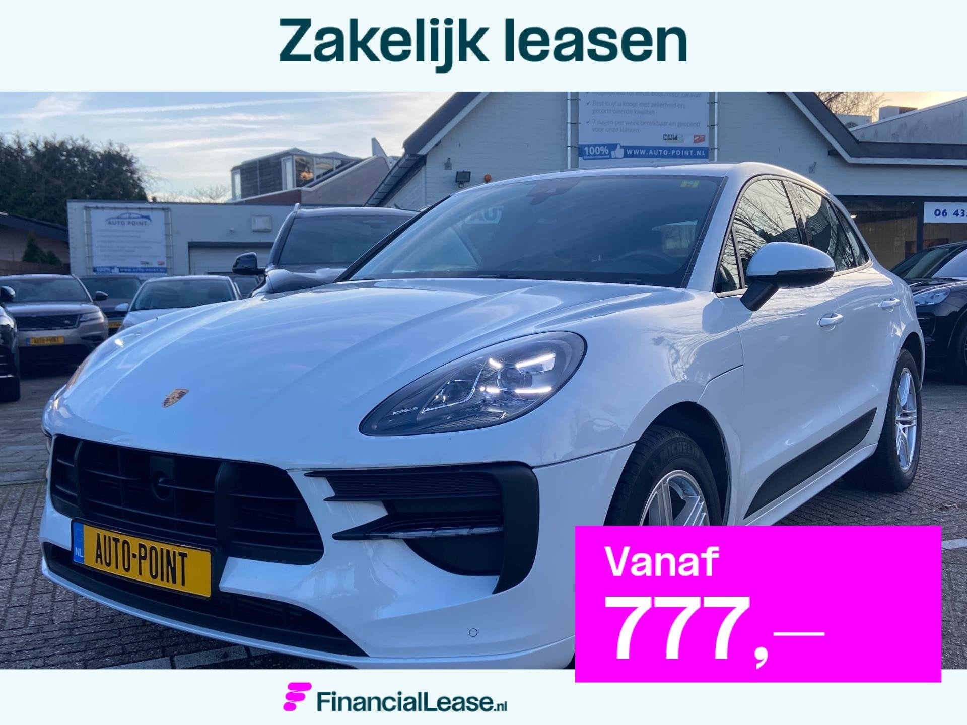 Porsche Macan 2.0 SPORTDESIGN/KEYLESS/NL-AUTO/CAMERA/BLINDSP, Gebruikt, Euro 6, Wit, Vierwielaandrijving