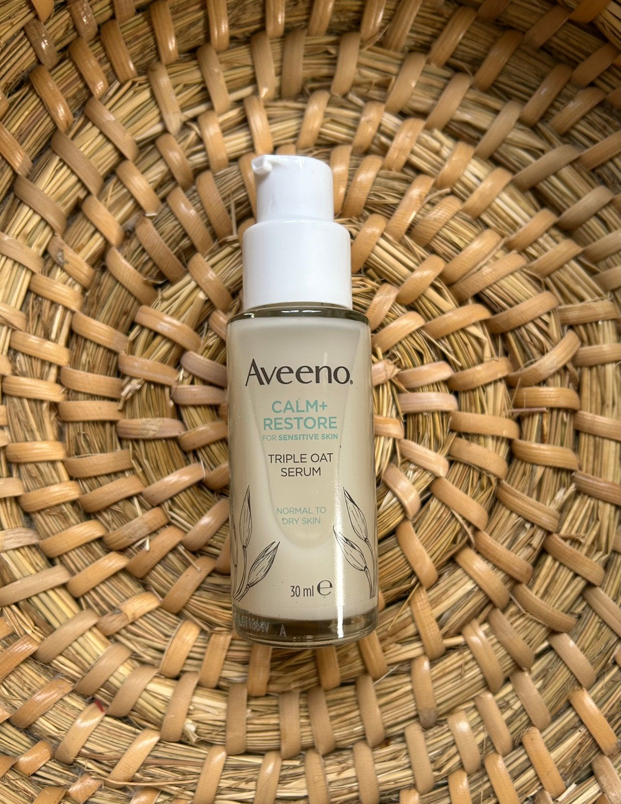 Aveeno Face Calm and Restore Triple Oat Serum - 30 ml, Verzenden, Nieuw, Gehele gezicht, Verzorging