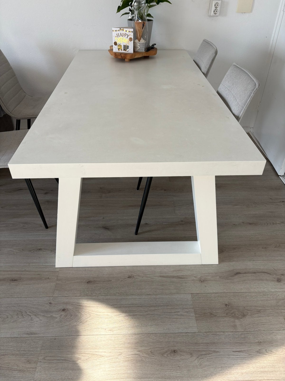 GRATIS eettafel wit 1.80, Ophalen of Verzenden