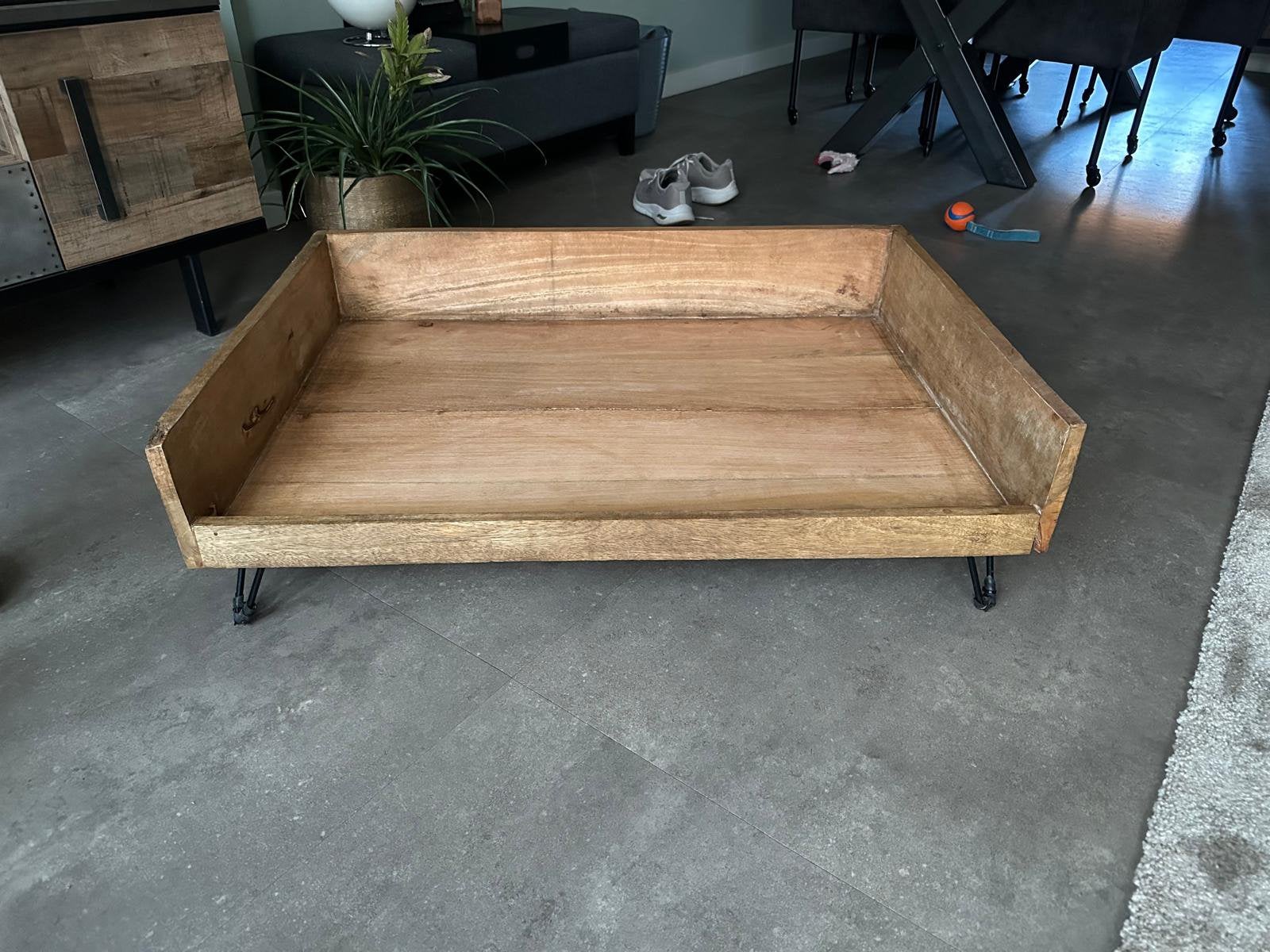 Houten hondenmand, Ophalen, Zo goed als nieuw, Overige
