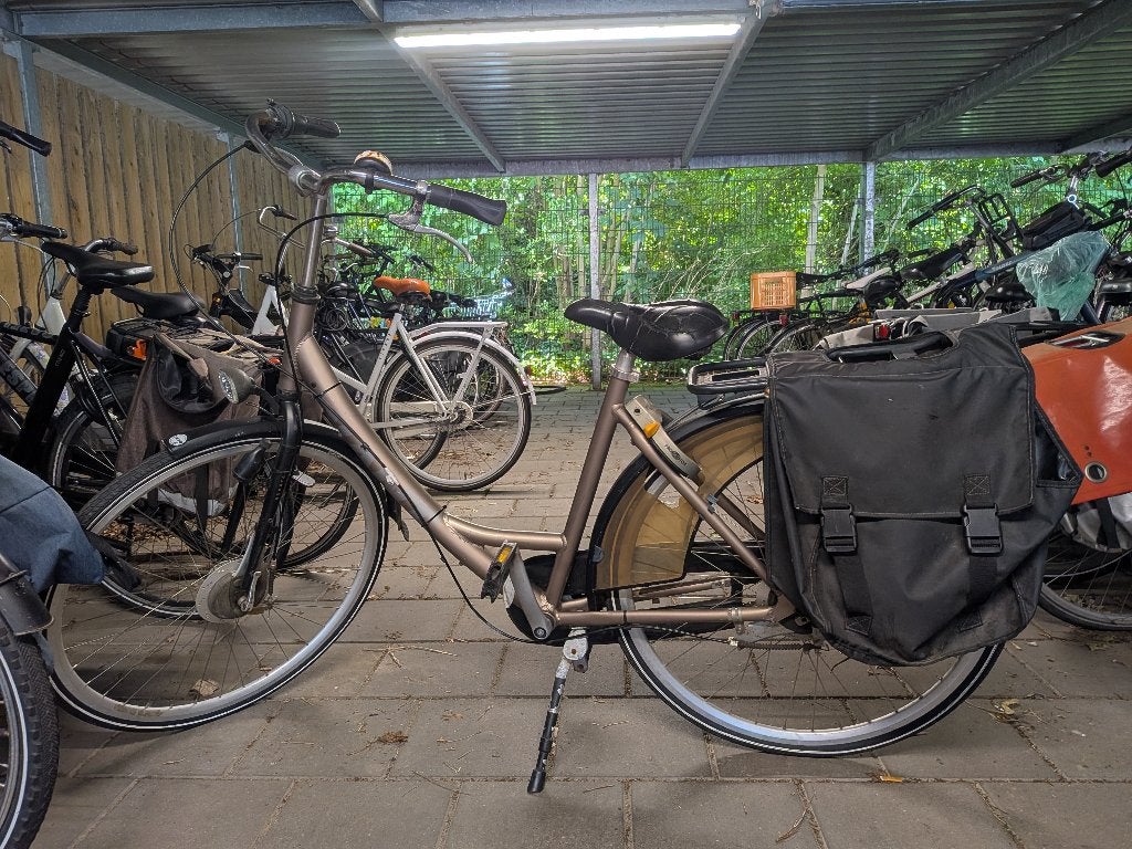Damesfiets met handremmen (women's bike with handbrakes), 47 tot 50 cm, Ophalen of Verzenden, Gebruikt, Giant