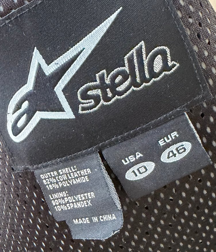 Alpinestars Stella leren combipak - Italiaanse maat 46 (38), Motoren, Ophalen, Nieuw zonder kaartje, Dames, Combipak